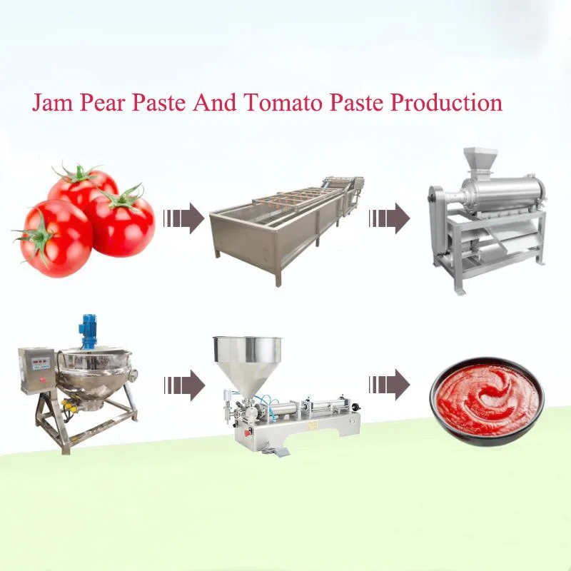 China Fruit Jam Tomato Sauce Brand Ketchup Paste Production Line