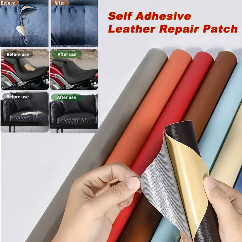 

DIY Self Adhesive PU Leather Repair Patches Fix Sticker for Sofa Motorcycle Seat Car Seat Table Chair Bag Shoes Bed Home