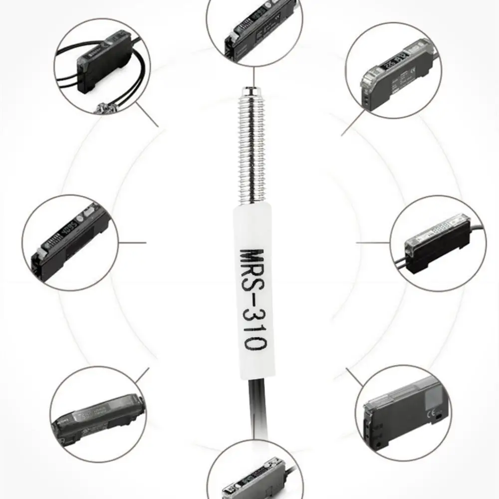 مستشعر الألياف الضوئية البصرية لمكبر الصوت الكهروضوئي التبديل حساسية عالية منتشر عاكس من خلال شعاع M3 M4 M6 الموضوع