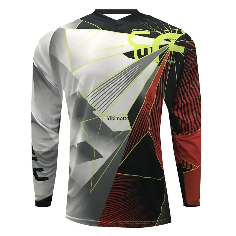 

Winter Long Sleeve Quick Dry MTB Jersey Motocross DH Wear BMX Cycling Mountain Bike Clothing Downhill T Shir