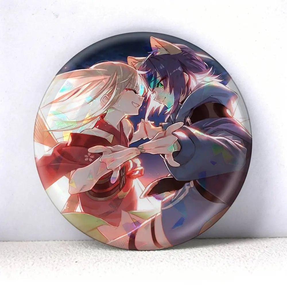 cosmic princess kaguya Kaguya   75mm 44mm 25mm Accessories Toys Badge Brooch Backpack Hat Pins