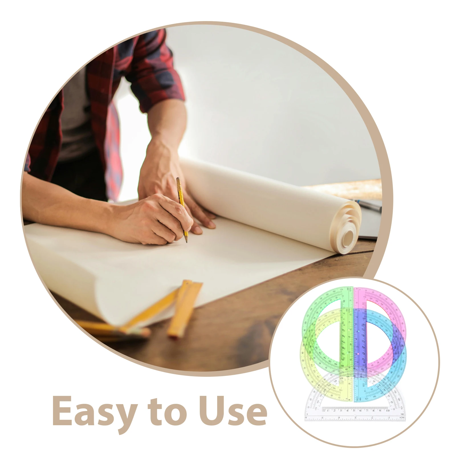 12 قطعة منقلات الرياضيات نصف دائرية من البلاستيك 180 درجة منقلة شفافة للطلاب اللوازم المدرسية زاوية الهندسة