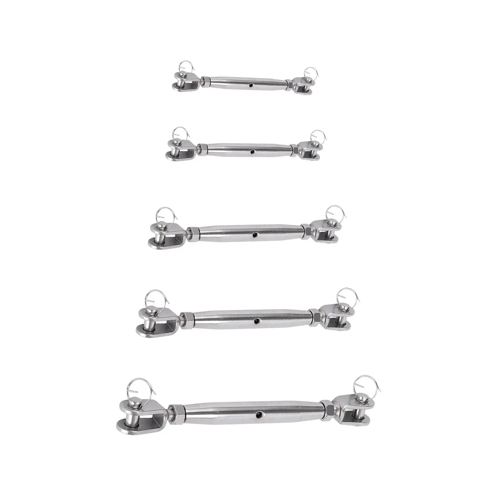 Jaw and Jaw Turnbuckle Turnbuckle Spare Parts Heavy Duty Outdoor Install Turnbuckle Rigging Screw for Cable Wire Rope Tension