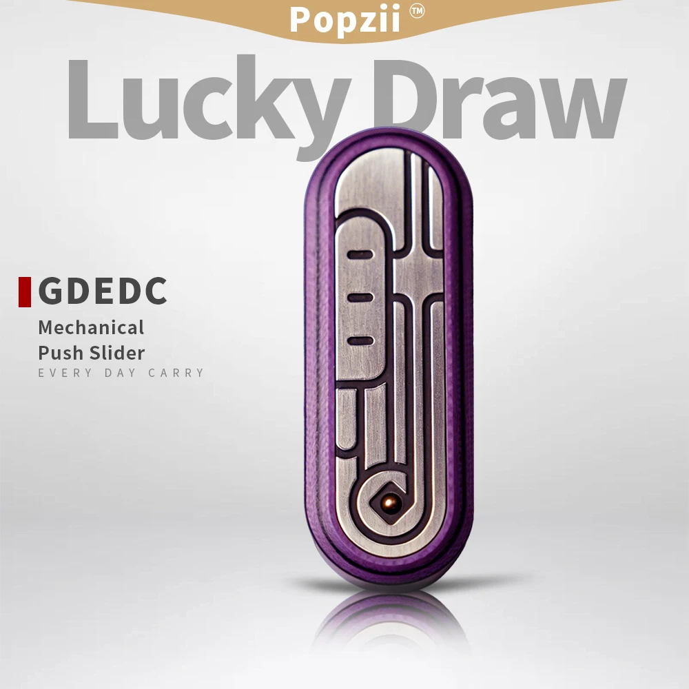 

Механический слайдер-гироскоп GDEDC G10 фиолетового цвета для снятия стресса у взрослых, игрушка для снятия тревоги, декомпрессионная игрушка