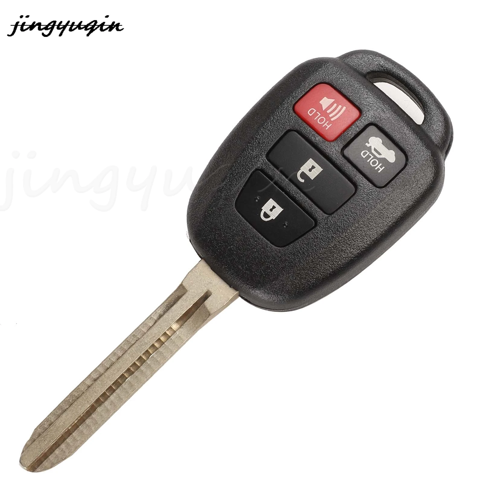 Jingyuqin 4 버튼 스마트 원격 자동차 키 Fob 315Mhz Toyota CAMRY 2012 2013 2014 2015 HYQ12BDM-G HYQ12BDM-H