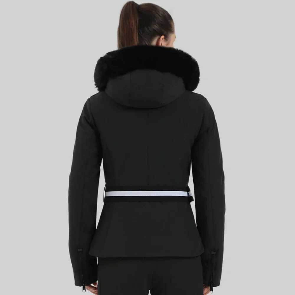 Winter Mountain Skiing Jackets Woman Snow Coats Snowboard Sports Clothes 2025 Outdoor Female Hooded Warm Windproof Ski Outerwear