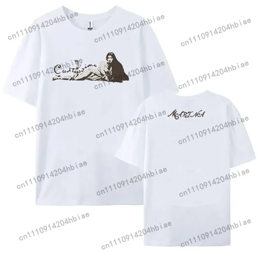 CUNTISSIMO Tee MARINA PRINCESS OF POWER Album 2025 T-shirt Cotton Summer Short Sleeve Tshirts Women Clothing Graphic Print Shirt