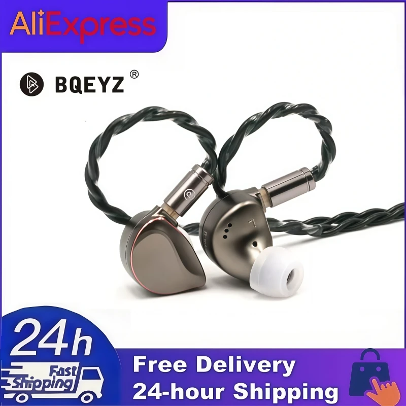 BQEYZ WINTER 2 HiFi Wired Earphone Seasonal Series 12mm PAR Diaphragm Dynamic Driver 11.6mm PZT Bone Conduction