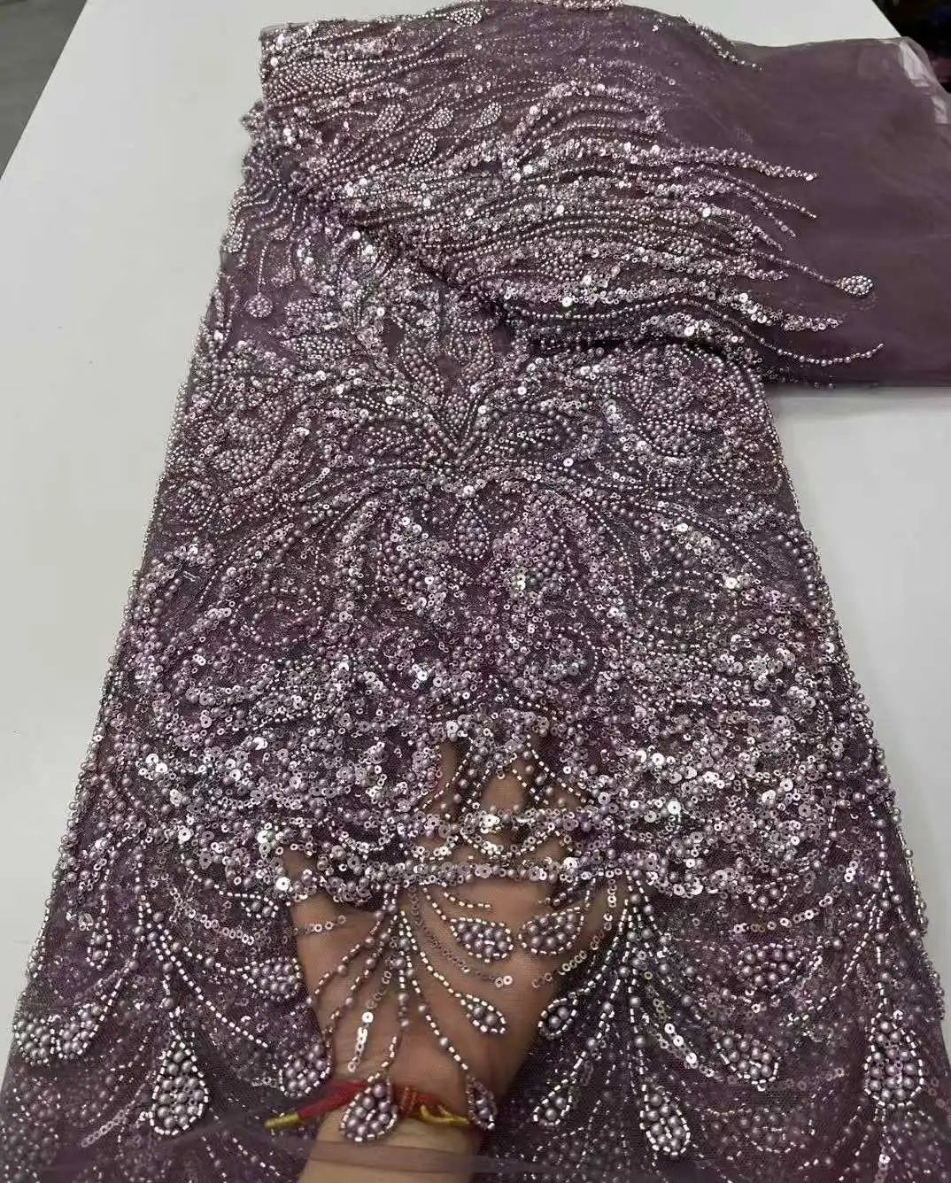 Tissu de luxe exquis et unique - Embroidery Unique Design avis et prix
