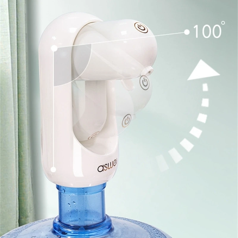 Portable Barreled Electric Water Bottle Pump USB Automatic Drink Dispenser Type-CInterface Drinking Water Tool for Home