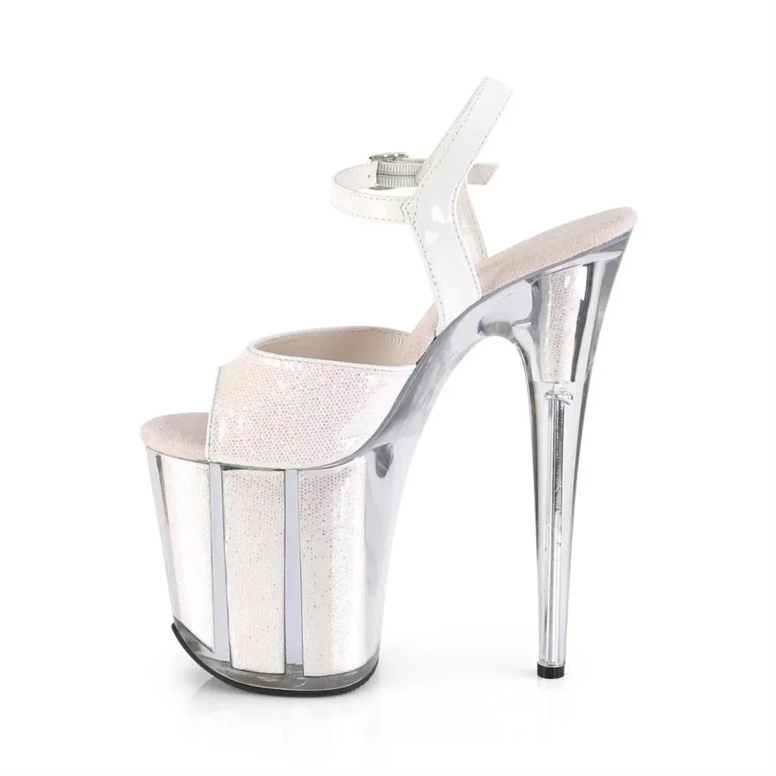 Round Toe Stiletto Heel 20cm Heels Platform Model Catwalk Women's Sandals Do Not Grind Feet Pseudonym