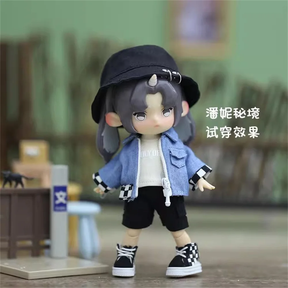 1/12 12 نقطة OB11 الملابس الحرم الجامعي معطف رائع سترة قبعة السراويل السراويل نموذج الملحقات P9 YMY Bjd Ufdoll الجسم في الأوراق المالية