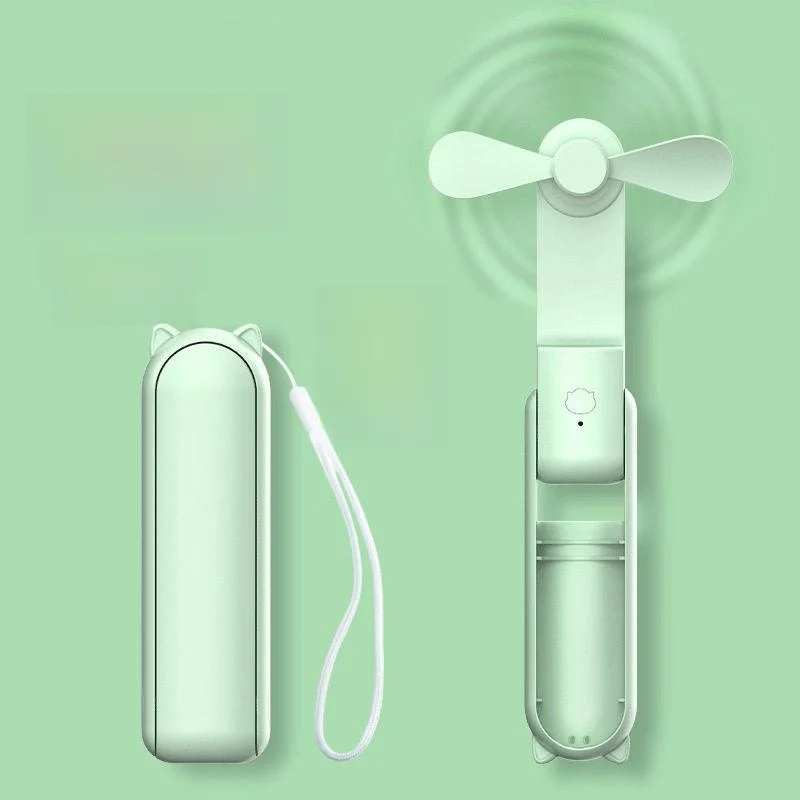 

Portable Handheld Fan USB Rechargeable Silent Design Perfect for Dormitory Desktop Compact Size Options Available