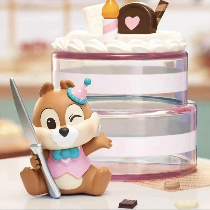 Disney Chip Dale Dessert Adventure Series Blind Box Figuren Niedliche Eistüte in Kuchenform Sammlerpuppen Mädchen Weihnachtsgeschenk
