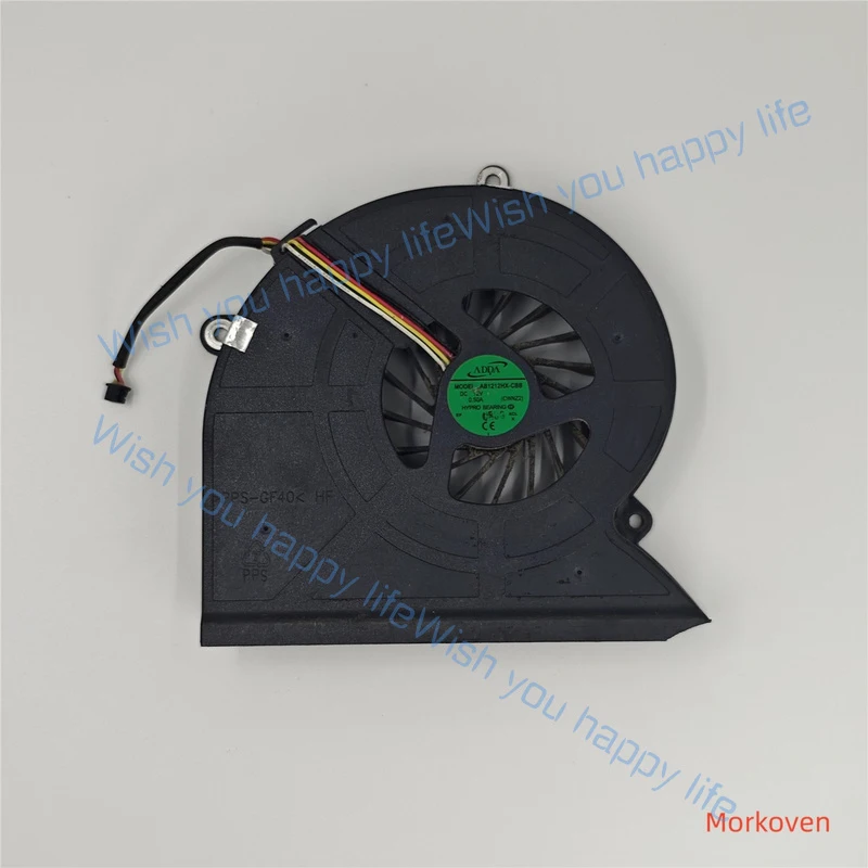 Ventilador de refrigeração para cpu de laptop, refrigerador para hp touchsmart 310-1125y 310 ab1212hx-cbb