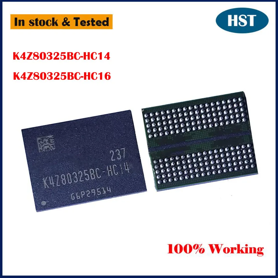 Original New DDR6 1G K4Z80325BC-HC14 K4Z80325BC-HC16 K4Z80325BC HC14 HC16 Chipset