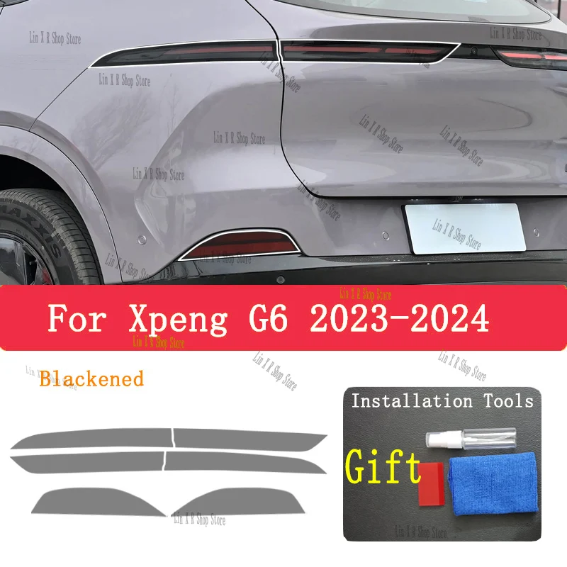 

For Xpeng G6 (2023-2024） Car Exterior Headlight Anti-scratch Front Lamp Protective Film Cover Repair Accessories
