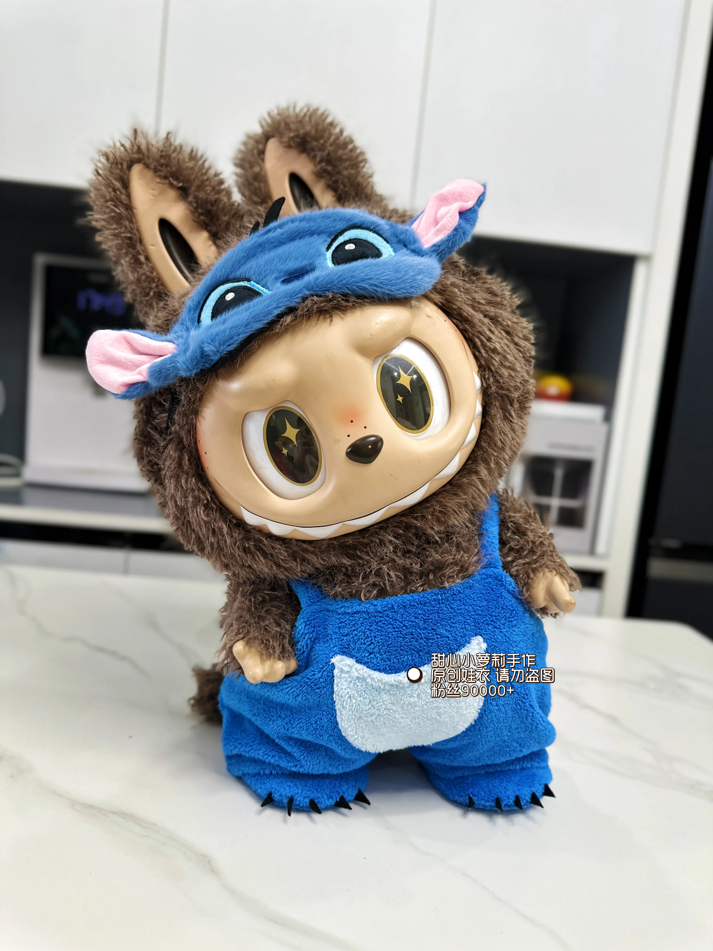 

Clothes For 58cm Labubu Zimomo Large Dolls Clothes Cartoon Stitch Clothes Set Dress Doll Accessories Custom DIY Toys Gifts