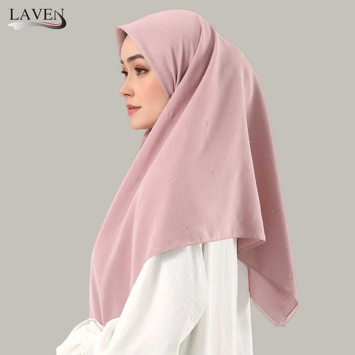 

110*110 см мерцающий квадратный шарф со стразами для женщин, мусульманский хиджаб, хлопковая вискозная шаль, женский носовой платок, шарфы на шею