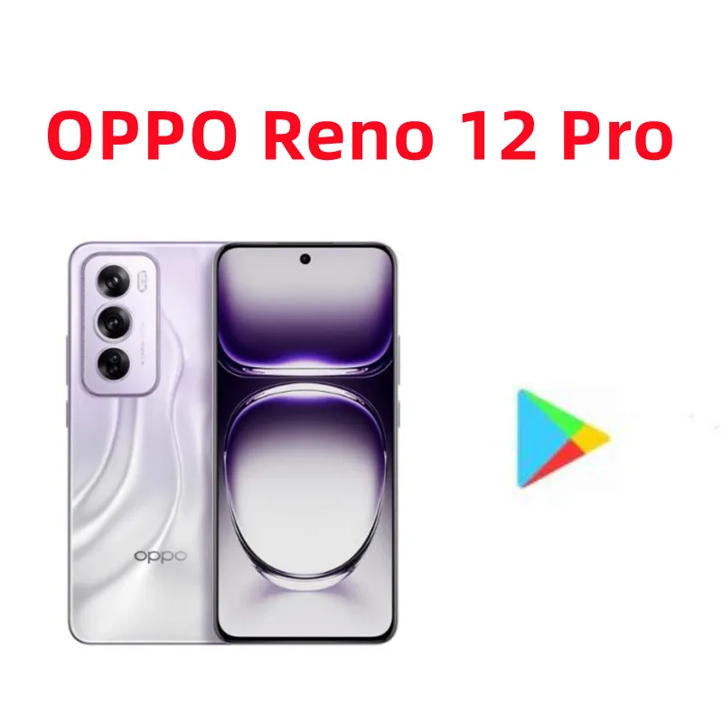هاتف OPPO-Reno 12 Pro 5G ، غير مقفل ، من من من من من فضلك ، شاشة AMOLED ، Dimensity + 80W ، supervoc ، بطارية mAh ، NFC ، Google Play ، جديد