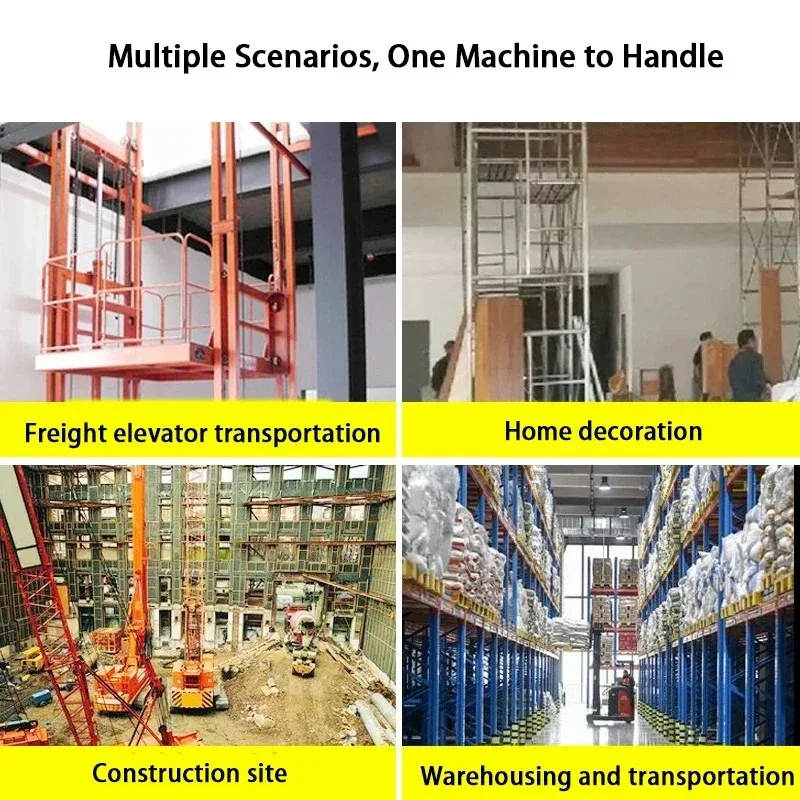 Electric Hoist Crane Electric Winch Electric Winch Steel Lift 220V Household Small Hanging Lifting Crane 0-300kg 6