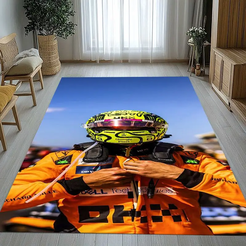 Fashion Landos Norris Racer Soft Non-Slip Large Area Rug for Living Room,Bedroom Playroom Carpet Mat for Sofa,Home Decor Gift