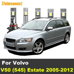2 X 100W 20000LM Car Front Headlight No Error LED Head Light For Volvo V50 (545) Estate 2005 2006 2007 2008 2009 2010 2011 2012