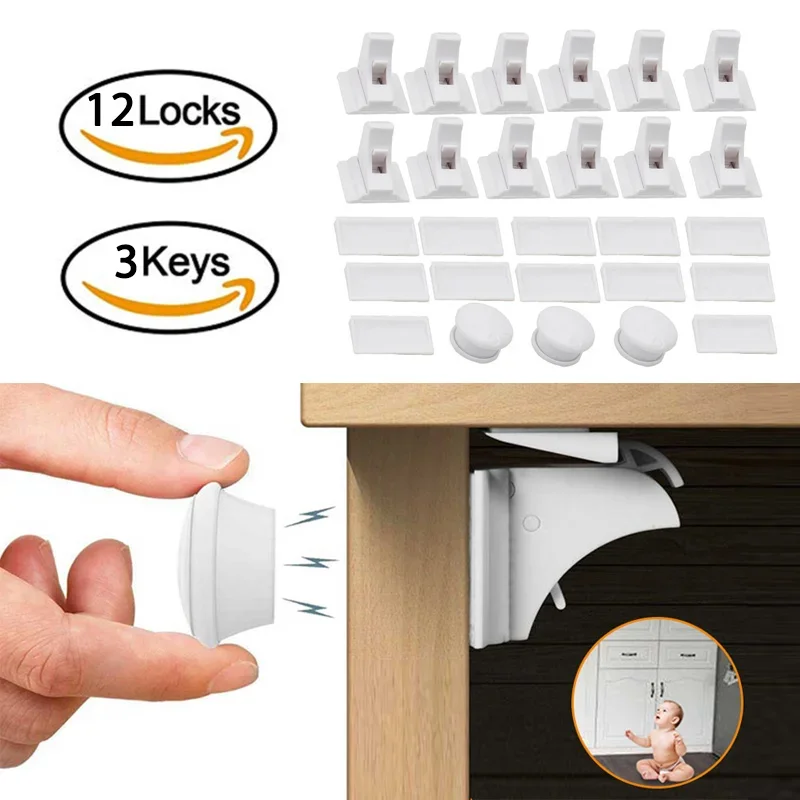 Magnetic Locks Protection From Children Baby Safety Lock Infant Security Locks Drawer Latch Cabinet Lock Limiter магнитн