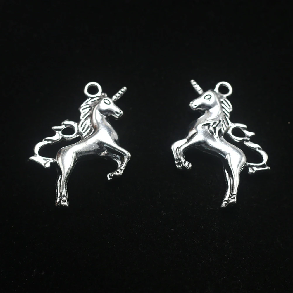 

20 Pcs Pendant Necklace Unicorn Pendant DIY Jewelry Making Charms Vintage Necklace Bracelet Earrings Accessories