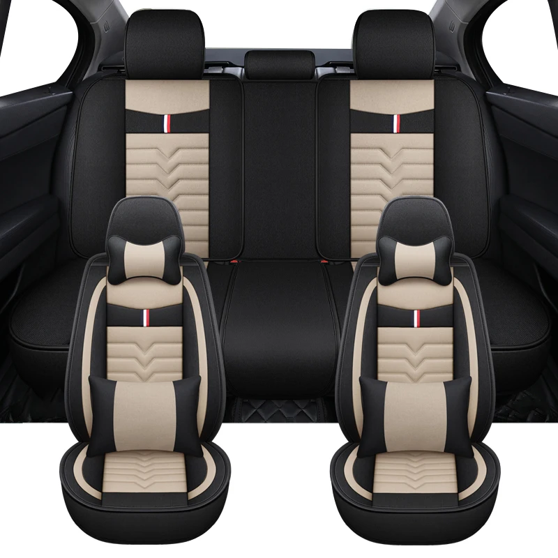 Car Seat Covers For Nissan Tiida March Leaf Kicks X Trail T32 Qashqai J11 Navara D40 teana J32 Rouge Auto Interior Accessories