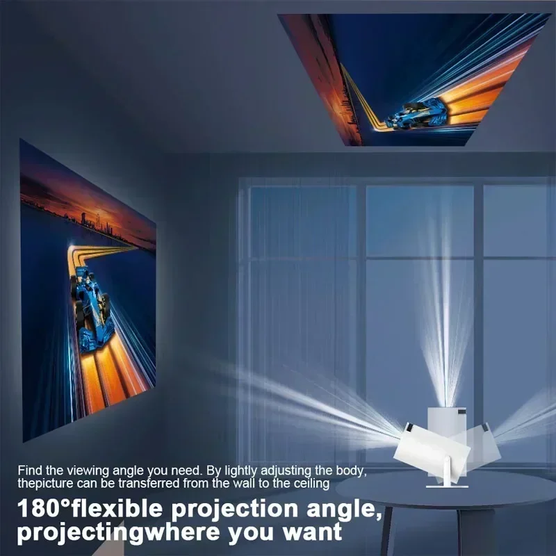 Magcubic Android 11 HY300 Pro Projector 720P 4K 260ANSI AllwinnerH713 180° flexible BT5.0 Home Cinema Outdoor portable Projetor