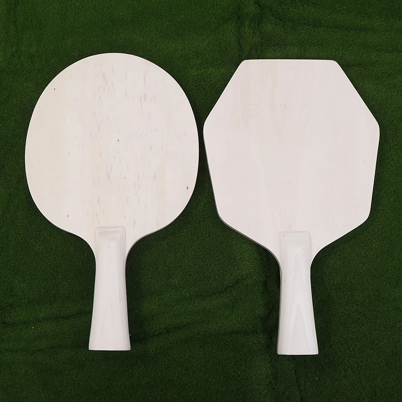 1Pc Pure White Non-marking Professional Pure Wood Ping Pong Racket Beginner Ping Pong Paddle Practice Paddle