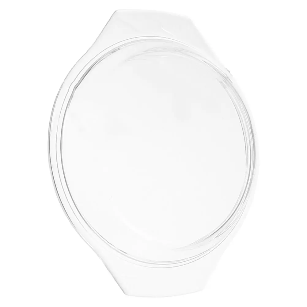 

Clear Glass Microwave Cover Splatter Proof Reusable Dish Lid for Oven Use Food Safe Heat Retention Cover 17.8cm for Burgers
