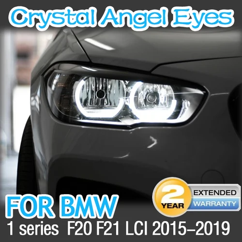 Luz diurna de Ojos de Ángel estilo DTM M4 para BMW Serie 1, F20, F21, LCI, halógeno 15-19, 114i, 116i, 118i, 120i, 125i