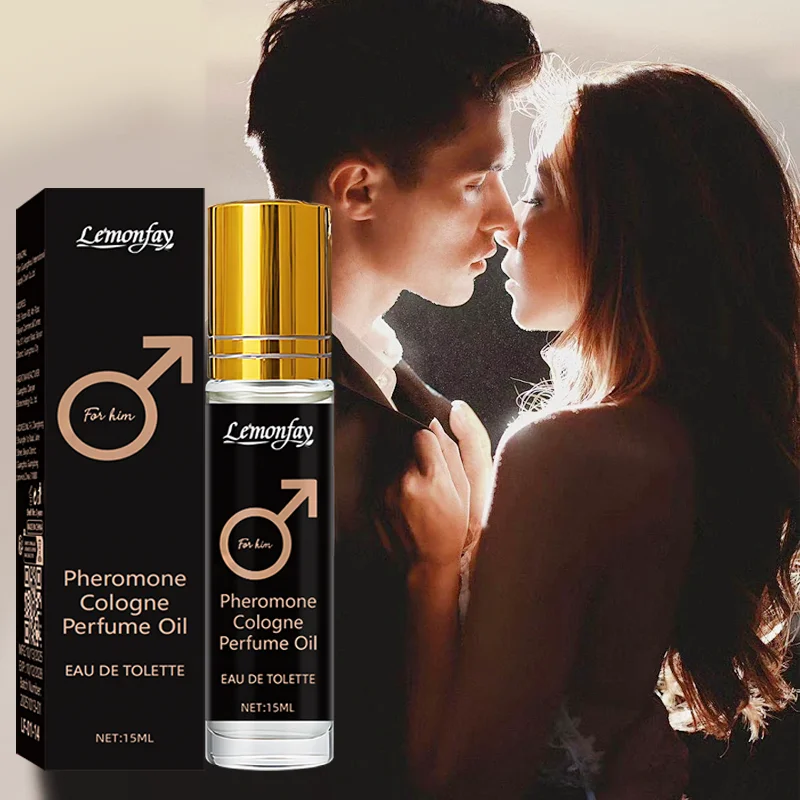 

Парфюмерное масло Lemonfay For Him с феромонами - 15 мл, портативный роликовый аппликатор, стойкий свежий аромат для мужчин