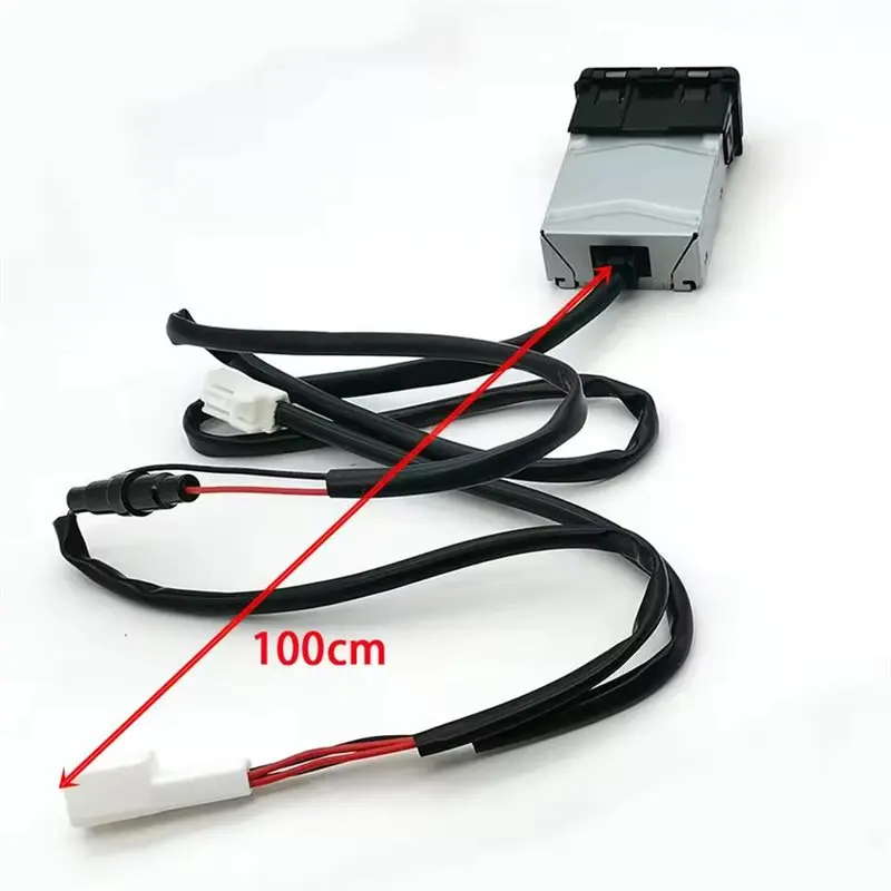 NEW HOT In Stock-Car 12V-24V Power Adapter QC3.0 USB Type-C PD Socket Charging Outlet For Toyota Sienna Camry Highlander