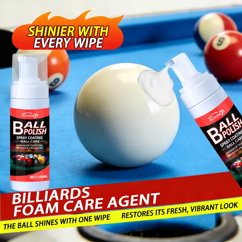 

Уходный спрей для полировки и очистки бильярда — удаление грязи и восстановления блеска, идеально подходит для тренировок и спичек