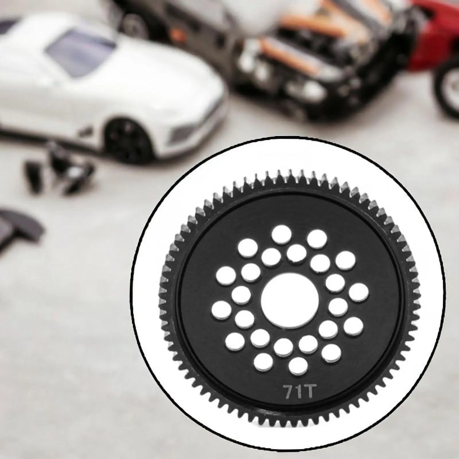 

Запасная часть для радиоуправляемых моделей: шестерня из закаленной стали 71T для радиоуправляемых машин 1:10, модели TA08, XV02, 06M