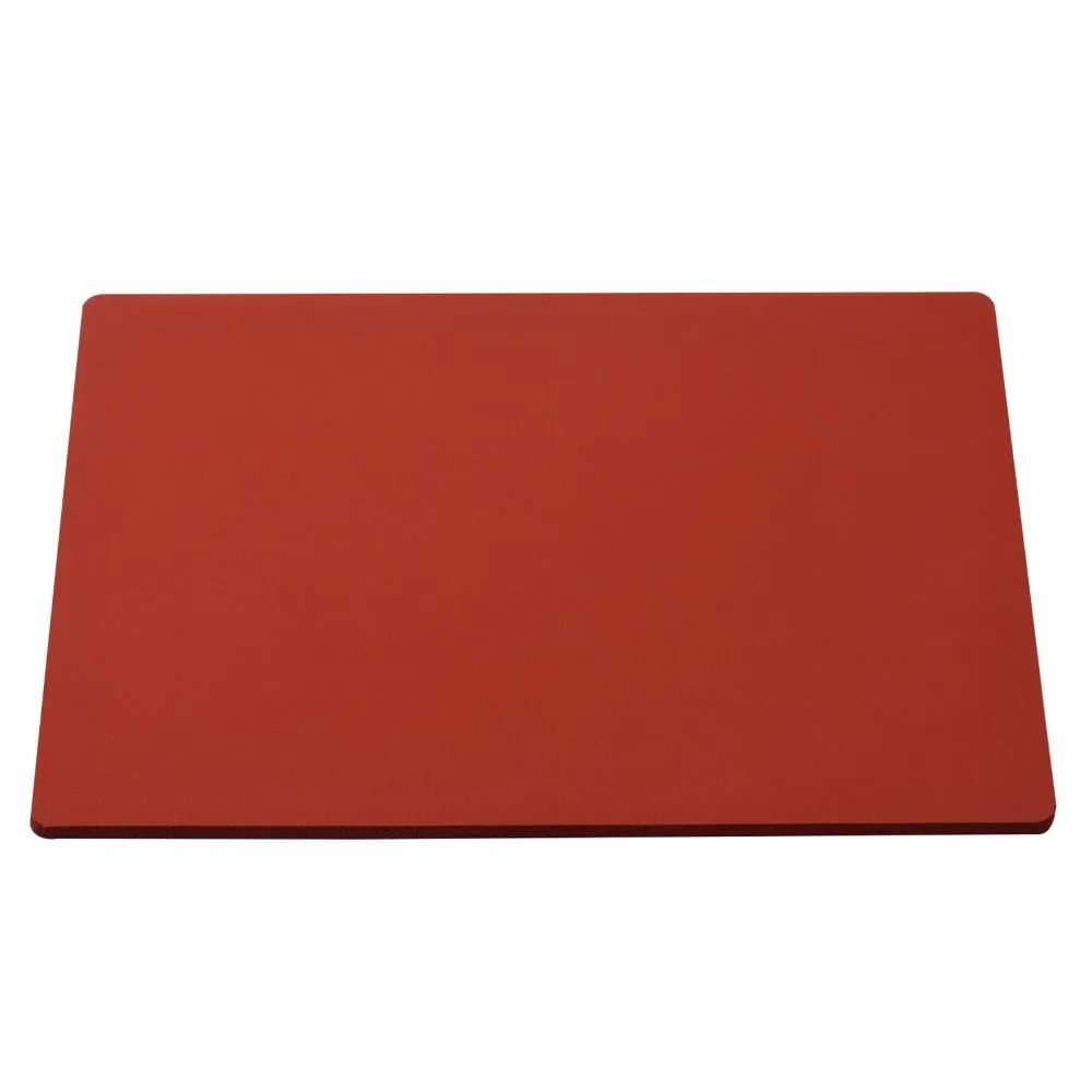 290x380x8mm Heat Pressing Mat High Temperature Silicone Heat Transfer Pad Red Heat Press Replacement Pad
