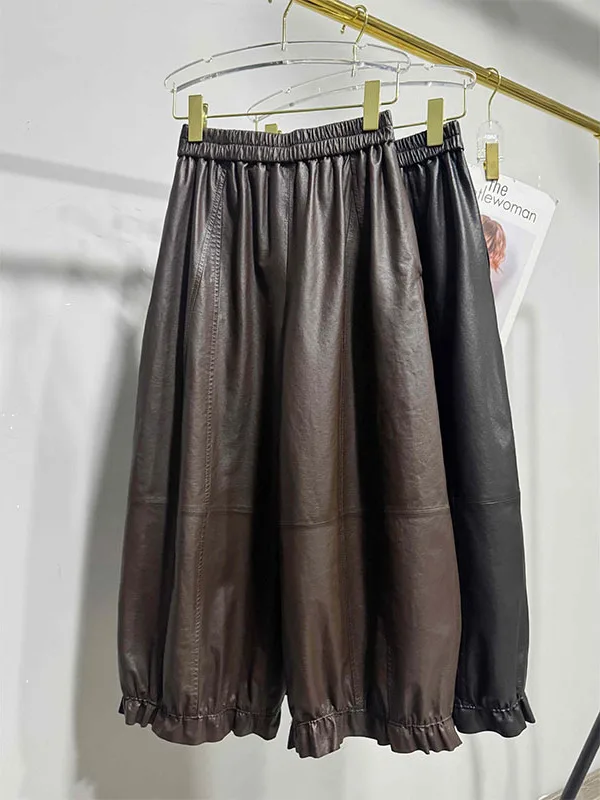 

Брюки из искусственной кожи в американском ретро-стиле, свободного кроя, с широкими штанинами, для мужчин и женщин, весна-осень, с высокой талией, молодежные, больших размеров