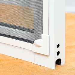 หน้าจอแม่เหล็กประตูมุ้งกันยุงหน้าต่างแม่เหล็กหน้าจอTulleตาข่ายStealthปรับแต่งDIYตาข่ายผ้าม่าน,อุปกรณ์PVC,แม่เหล็ก