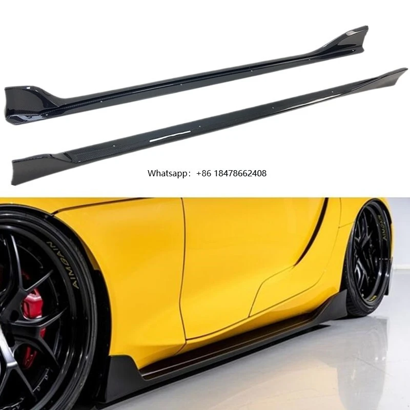 

For A90 A91 Supra AG Style Carbon Fiber Side Skirts 2019 up