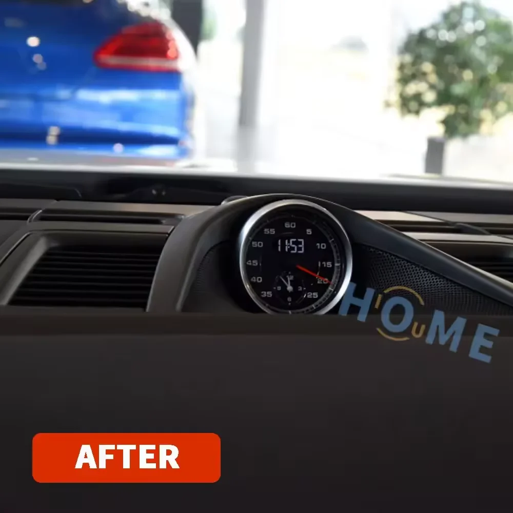 Wholesale Car Dashboard Center Speedometer Compass Time Stopwatch  for Porsche Panamera 2010-2016  Auto Accessories Dashboard