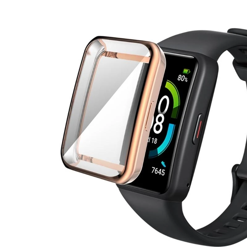 Ajustement pour pour Band 6 Smartwatch Cadre Using Resistant Protective for Shell Ultra-Thin Cover Screen Protector