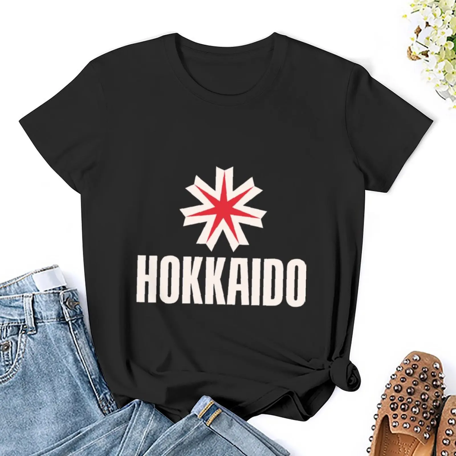 Hokkaido Prefecture T-Shirt T-Shirts Grappige Esthetische Kleding Plus Maat Tops Vrouwen