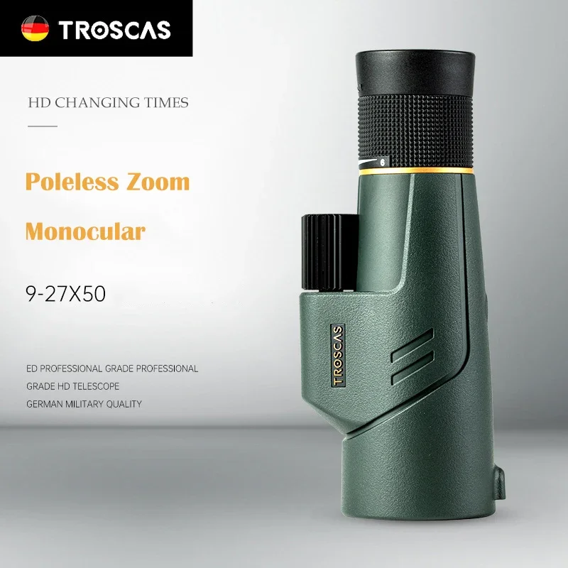 Imagem -02 - Telescópio Monocular Professional Long Range Waterproof Hunting Scopes Portátil Leve para Camping Viagem Tróscas 927x50ed