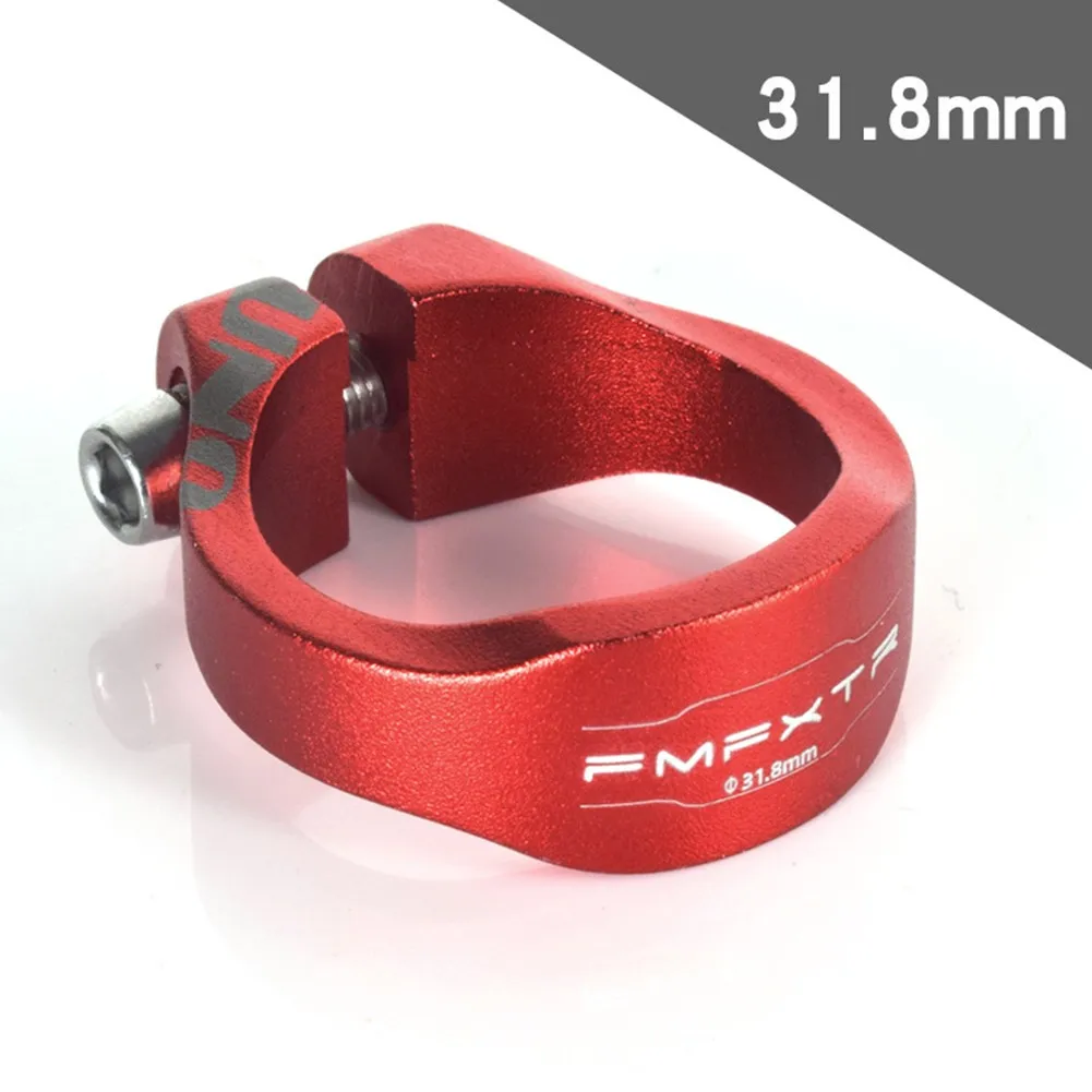 

High Quality New SeatPost Clamp Seatpost Collar 31.8mm/34.9mm Aluminum Alloy Bicycle Black/Red Seat Post Clamp