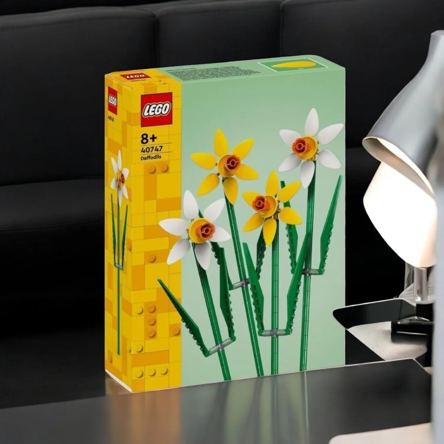 40747/40725/40380 LGGO 40747 Narcissus - A building block toy suitable for children aged 8 and above, a creative Christmas gift