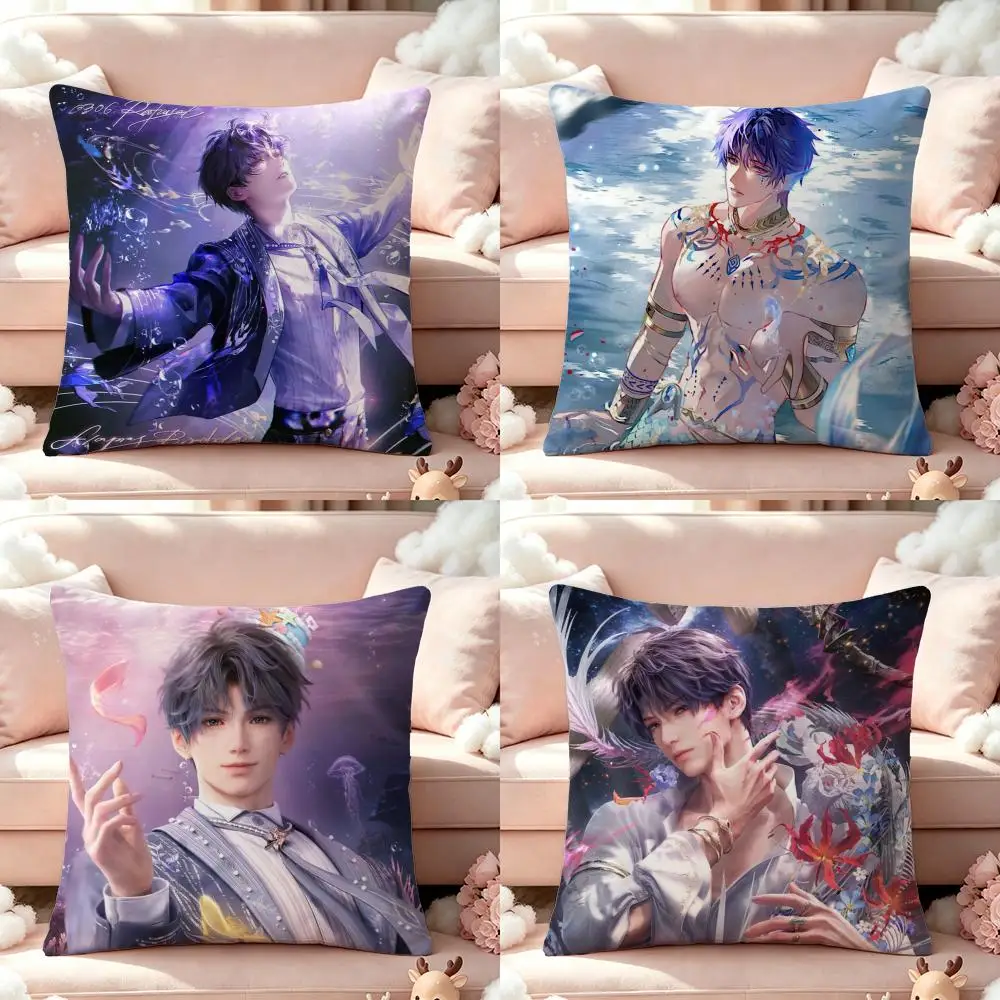 Rafayel Cushion Cover Pillow Multi‑size Short Plush Pillow Cute Simple Style For Living Room Bedroom Birthday Gift