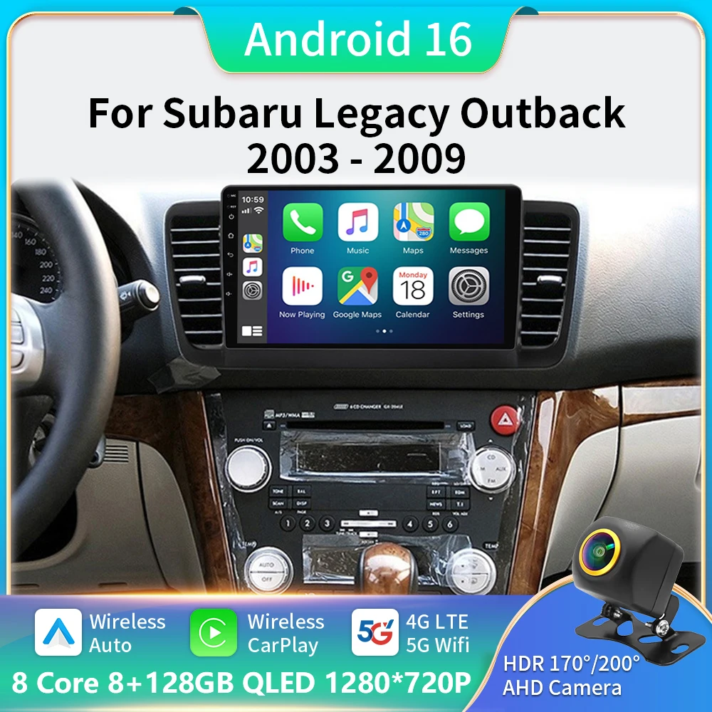 

Android Multimedia Player For Subaru Outback 3 Legacy 4 2004 2005 2007 2008 2009 Car Radio Video GPS Bluetooh HD Screen Auto Too